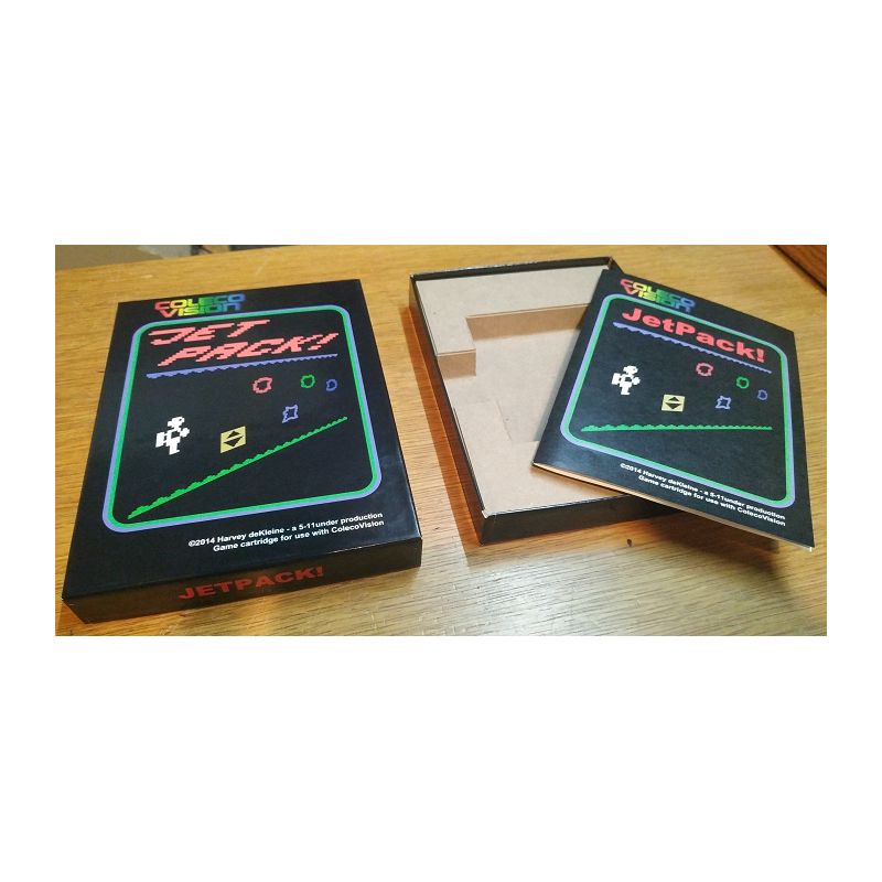 Box and Manual only, for JetPack! (ColecoVision)
